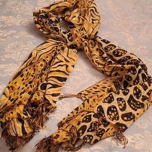 Leopard Print Scarf